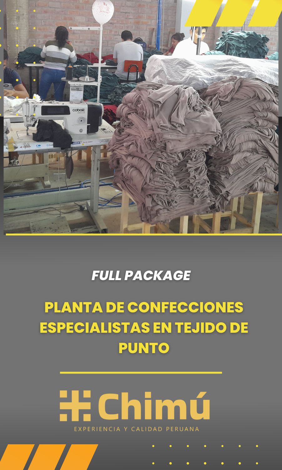 Planta de confecciones Chimú